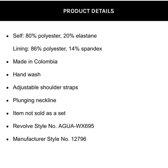 Aguabendita aloe one piece multicolor size medium - Picture 4 of 4